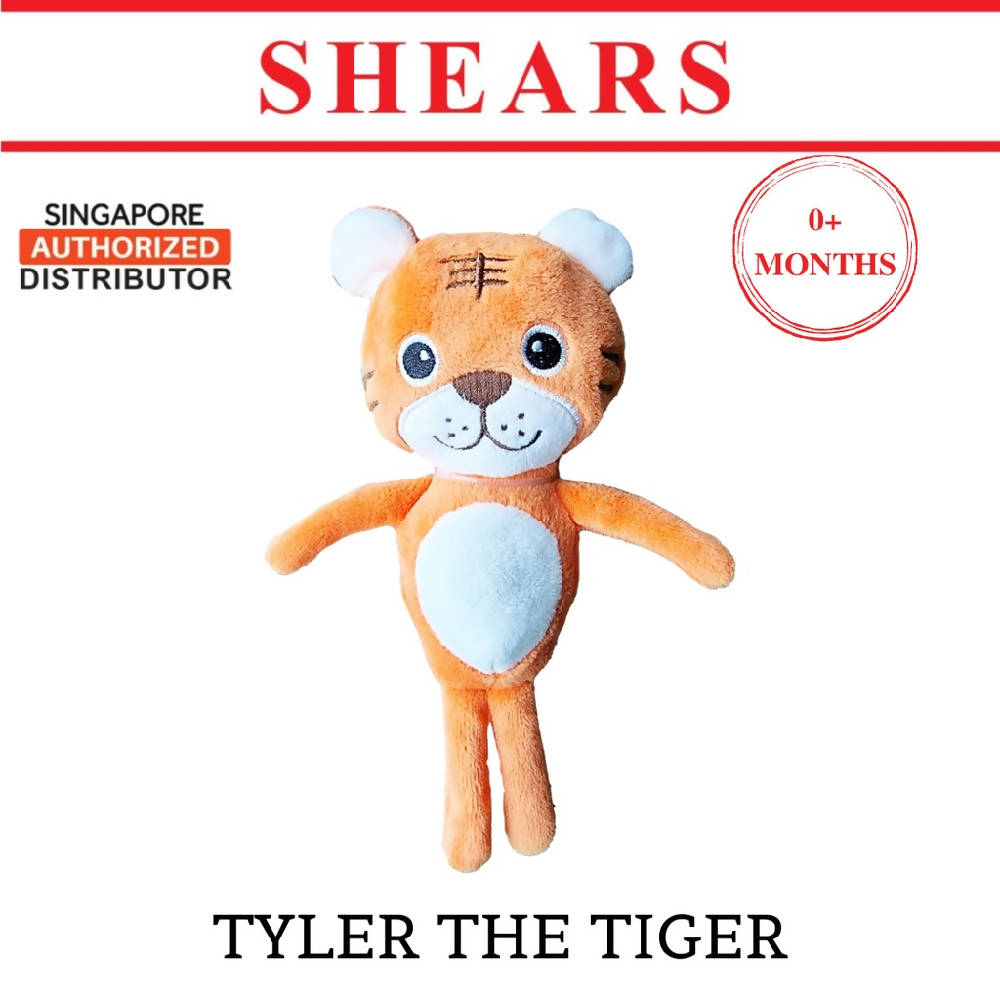 Shears Baby Soft Toy Mini Bobblies Toddler Soft Toy TYLER THE TIGER - WERONE