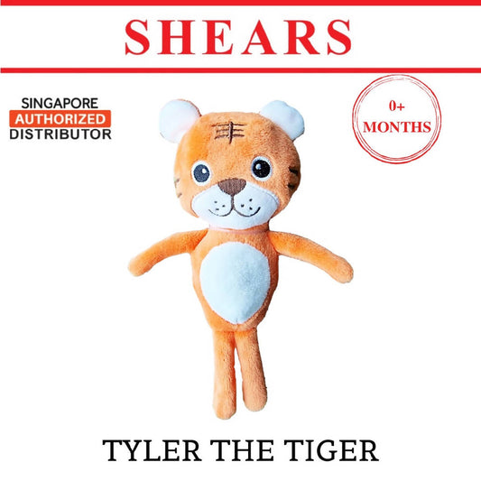 Shears Baby Soft Toy Mini Bobblies Toddler Soft Toy TYLER THE TIGER - WERONE
