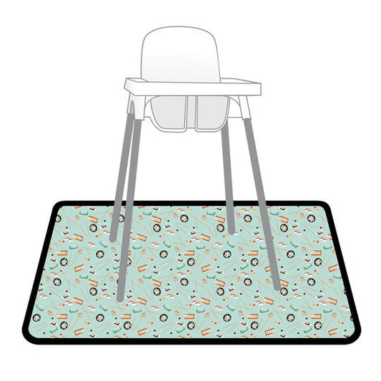 Sushi Splash Mat - A Waterproof Catch-All for Highchair Spills and More! - WERONE