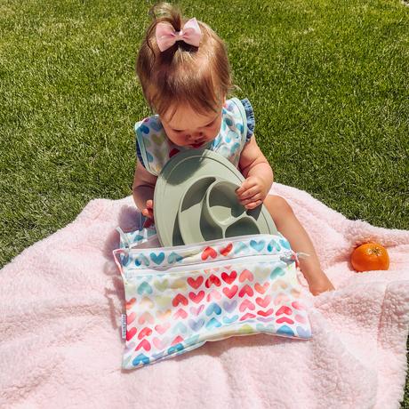 Sweethearts - Waterproof Wet Bag (For mealtime, on-the-go, and more!) - WERONE