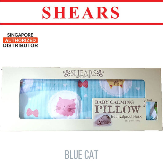 Shears Beanie Pillow Baby Claming Pillow Blue Cat - WERONE