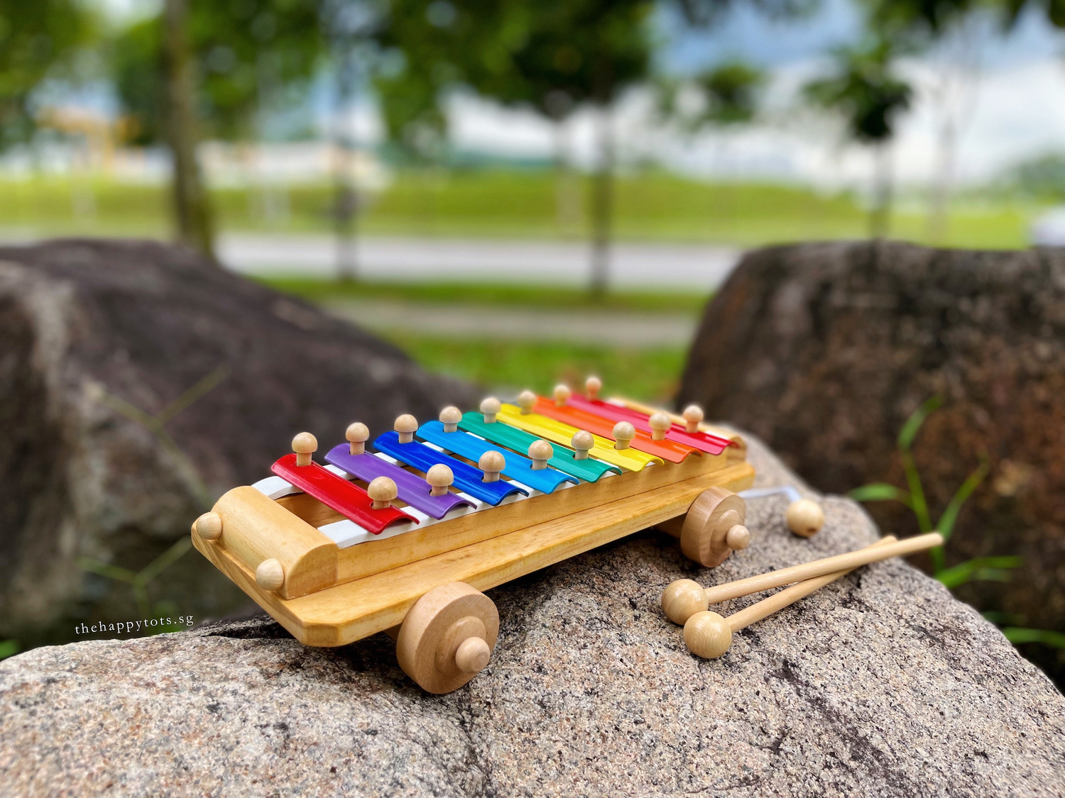 Wooden Xylophone - Little Car - WERONE