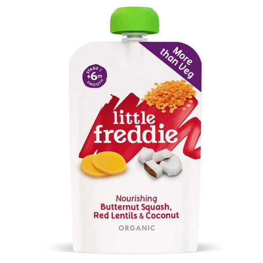 Little Freddie Nourishing Butternut Squash, Red Lentils & Coconut 120g - WERONE