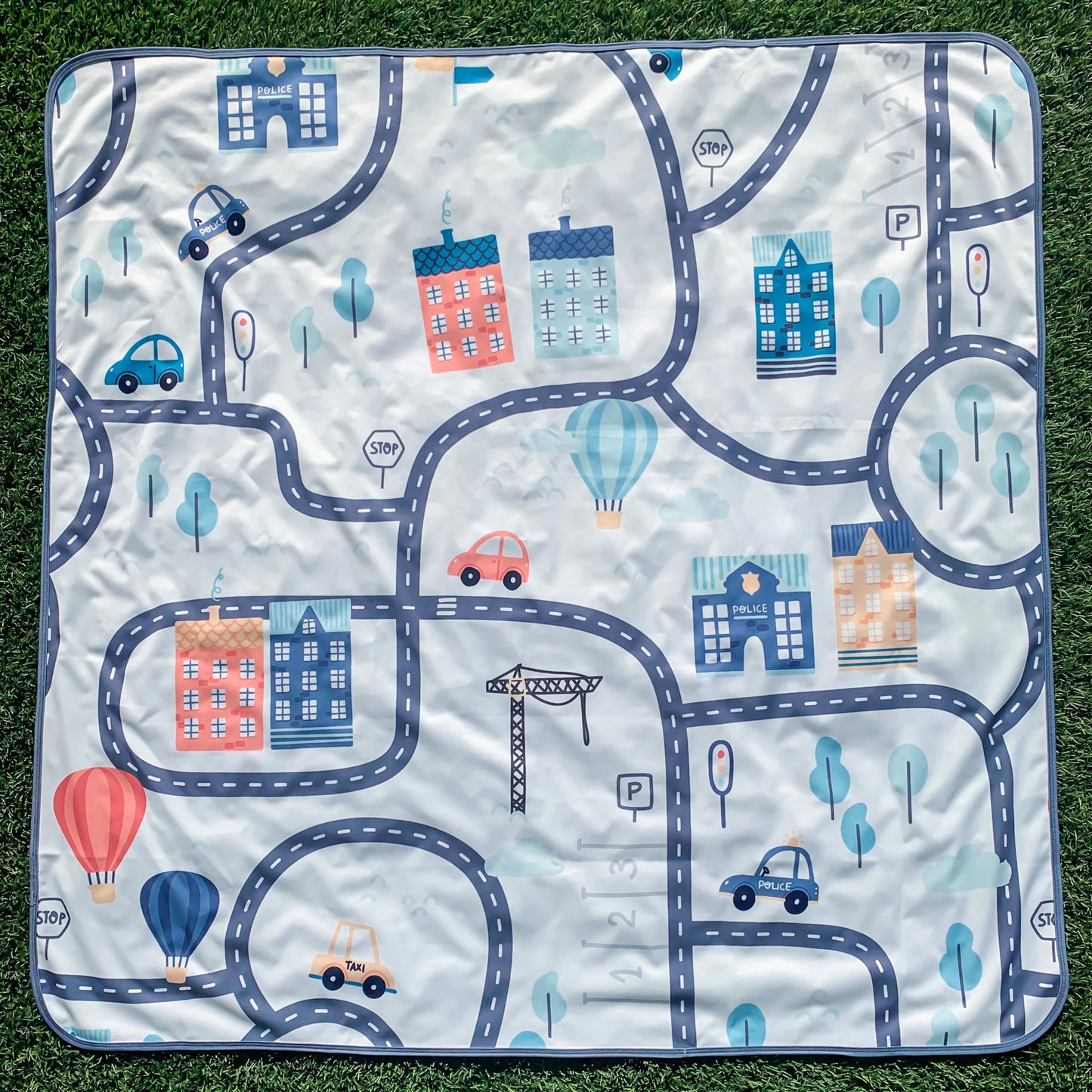 Tiny Town Splash Mat - A Waterproof Catch-All for Highchair Spills and More! - WERONE