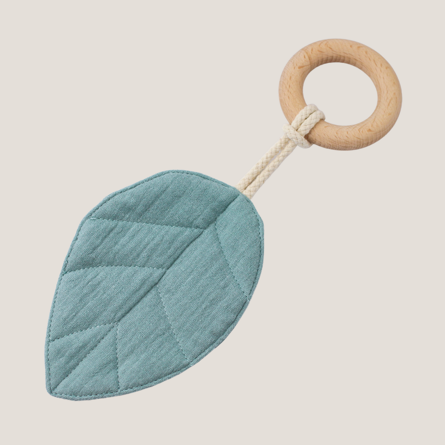 Ring Leaf Teether in Sage - WERONE