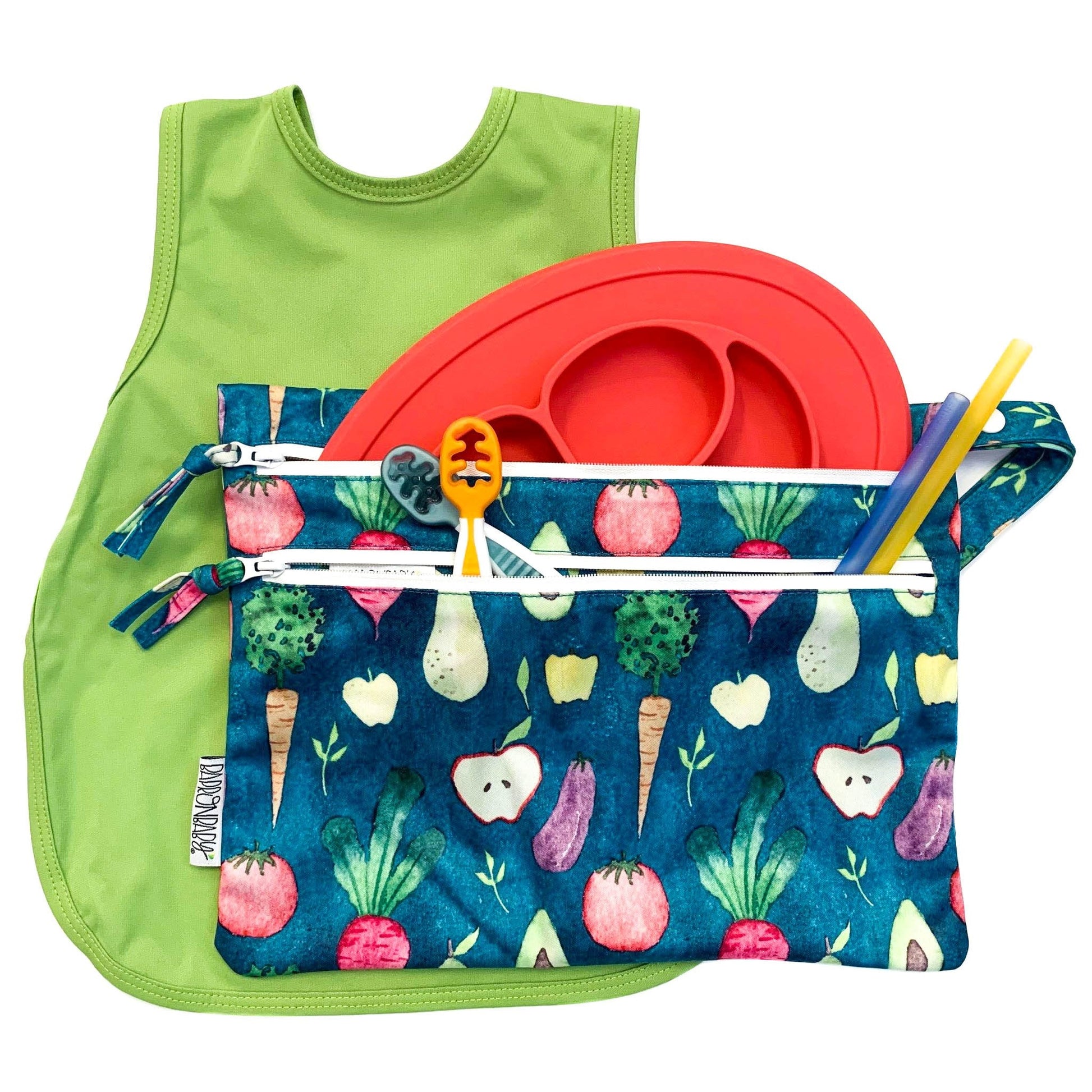 Organic Produce - Waterproof Wet Bag (For mealtime, on-the-go, and more!) - WERONE