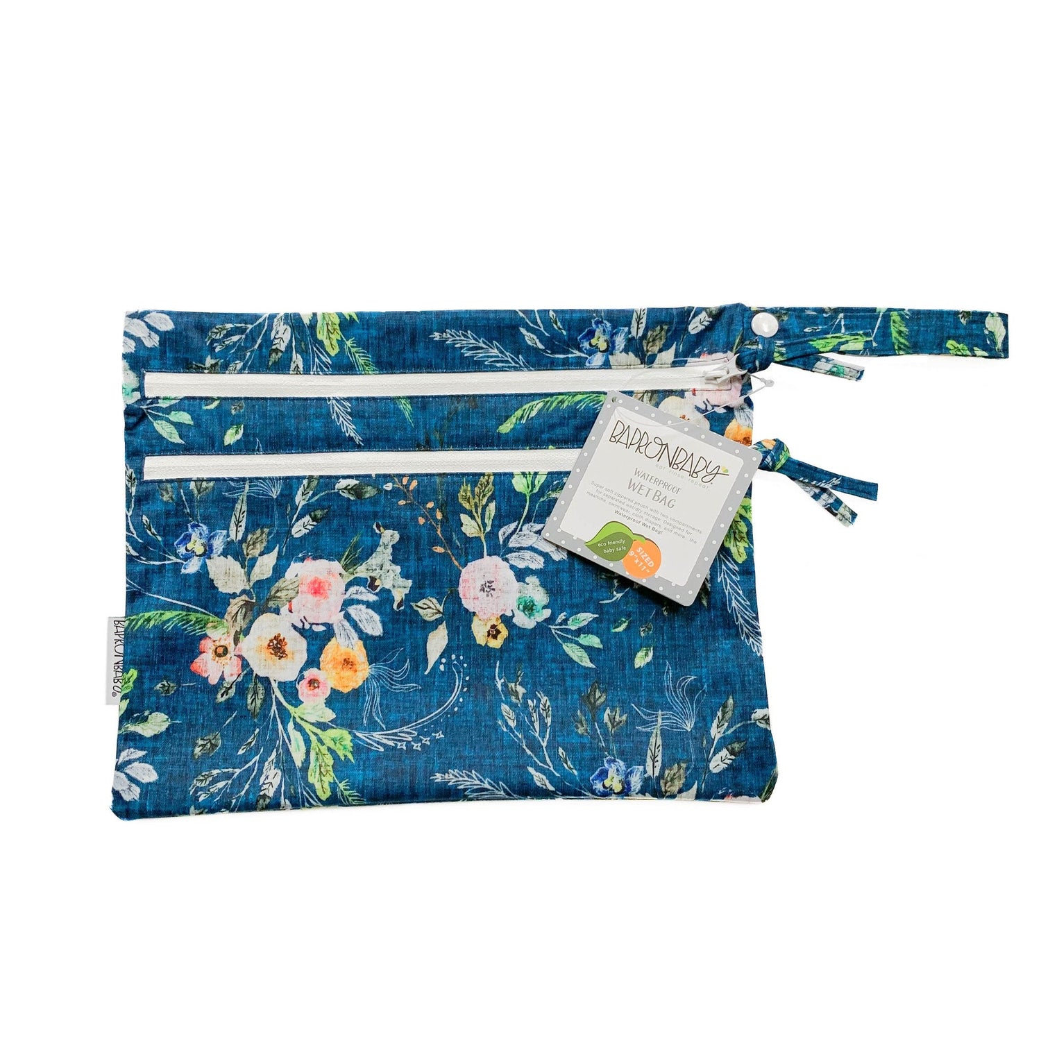 Boho Floral - Waterproof Wet Bag (For mealtime, on-the-go, and more!) - WERONE