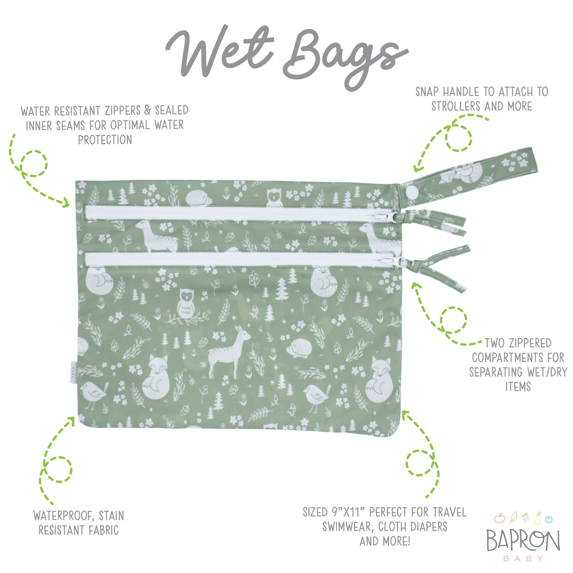 Forest Friends - Waterproof Wet Bag - WERONE