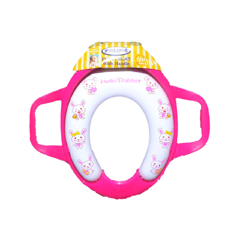 Shears Potty Seat Cover with Handle Turquoise Frog SPCT - WERONE