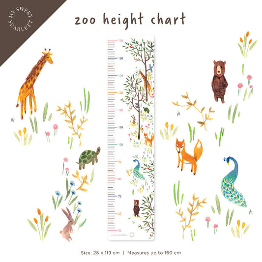 Zoo Height Chart - WERONE