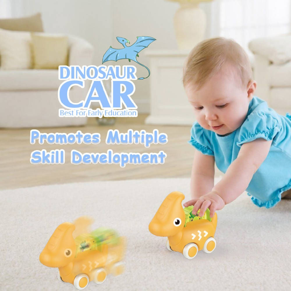 Shears Baby Toy Toddler Fiction Toy Car DINO BLUE - WERONE