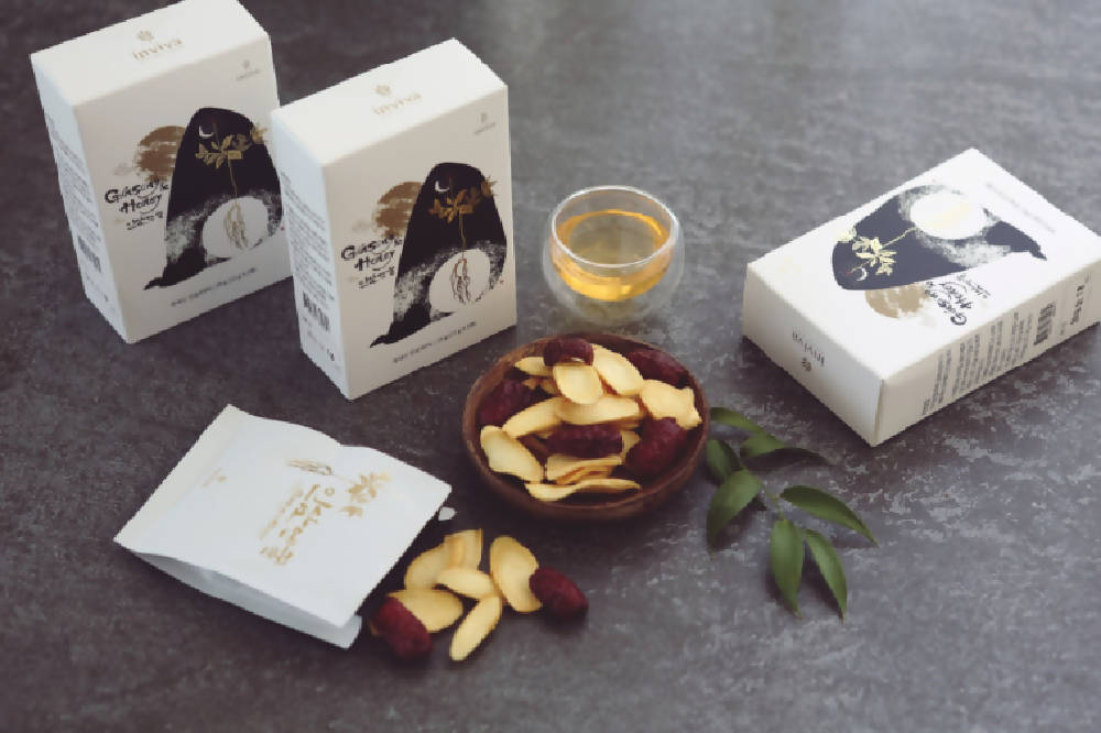 INVIVA Premium Ginseng & Honey Chips 24gx3 Gift Box Bundle - WERONE