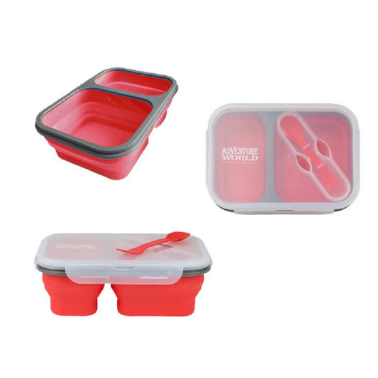 Adventure World Foldable Lunchbox (Red) - WERONE