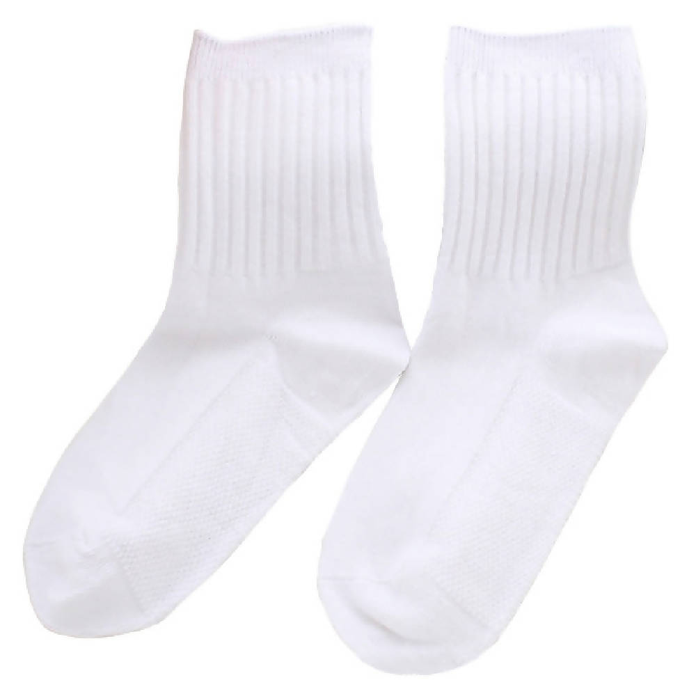 3 pairs School Sock - Size 24-26 (White) - WERONE
