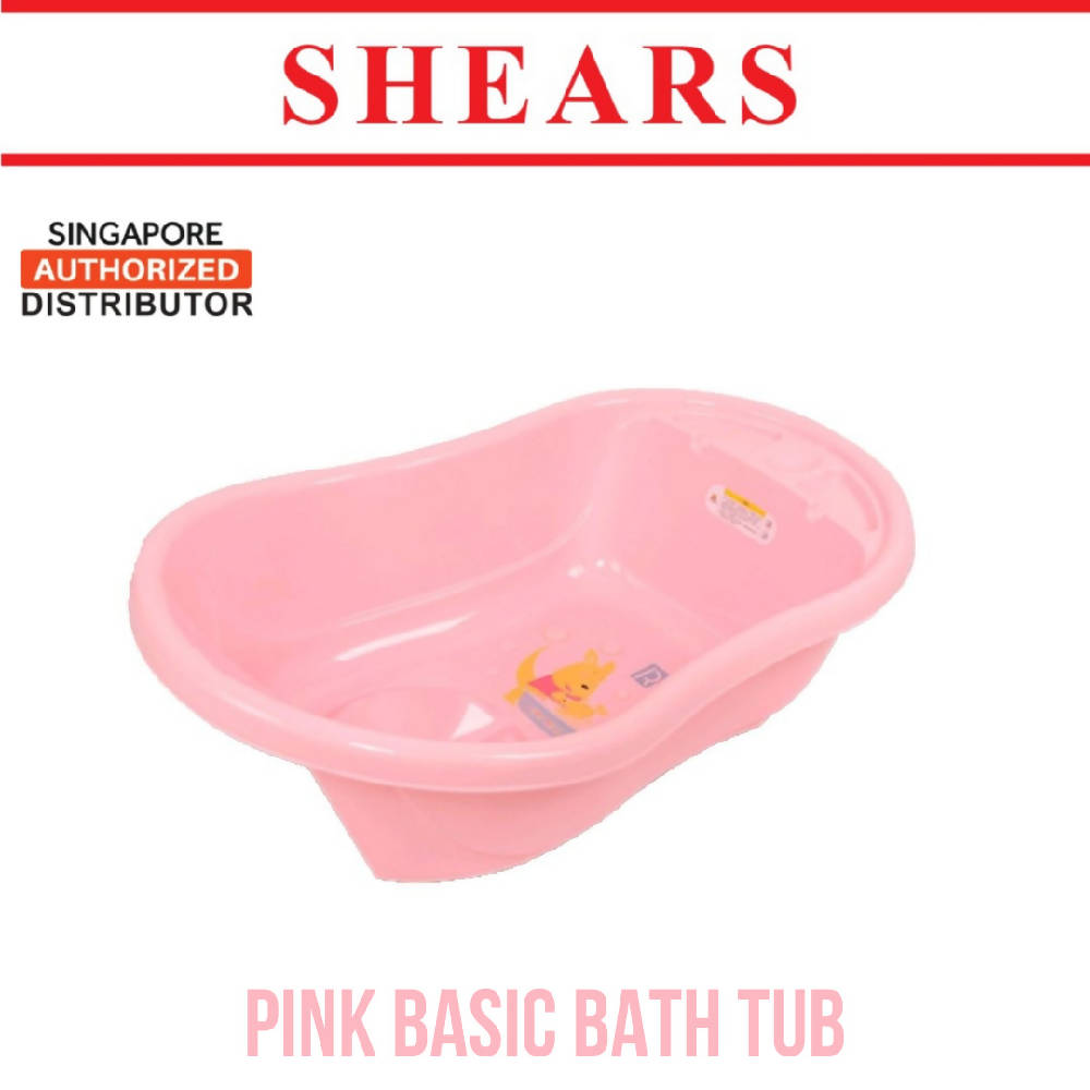 SHEARS BABY BASIC BATH TUB PP ECO FRIENDLY SBT3812 PINK - WERONE
