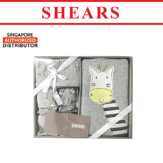 Shears Baby Gift Set Toddler Clothing 4 Pcs Muji Gift Set Giraffe - WERONE