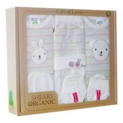 Shears Baby Gift Set 6pcs Organic Rabbit - WERONE