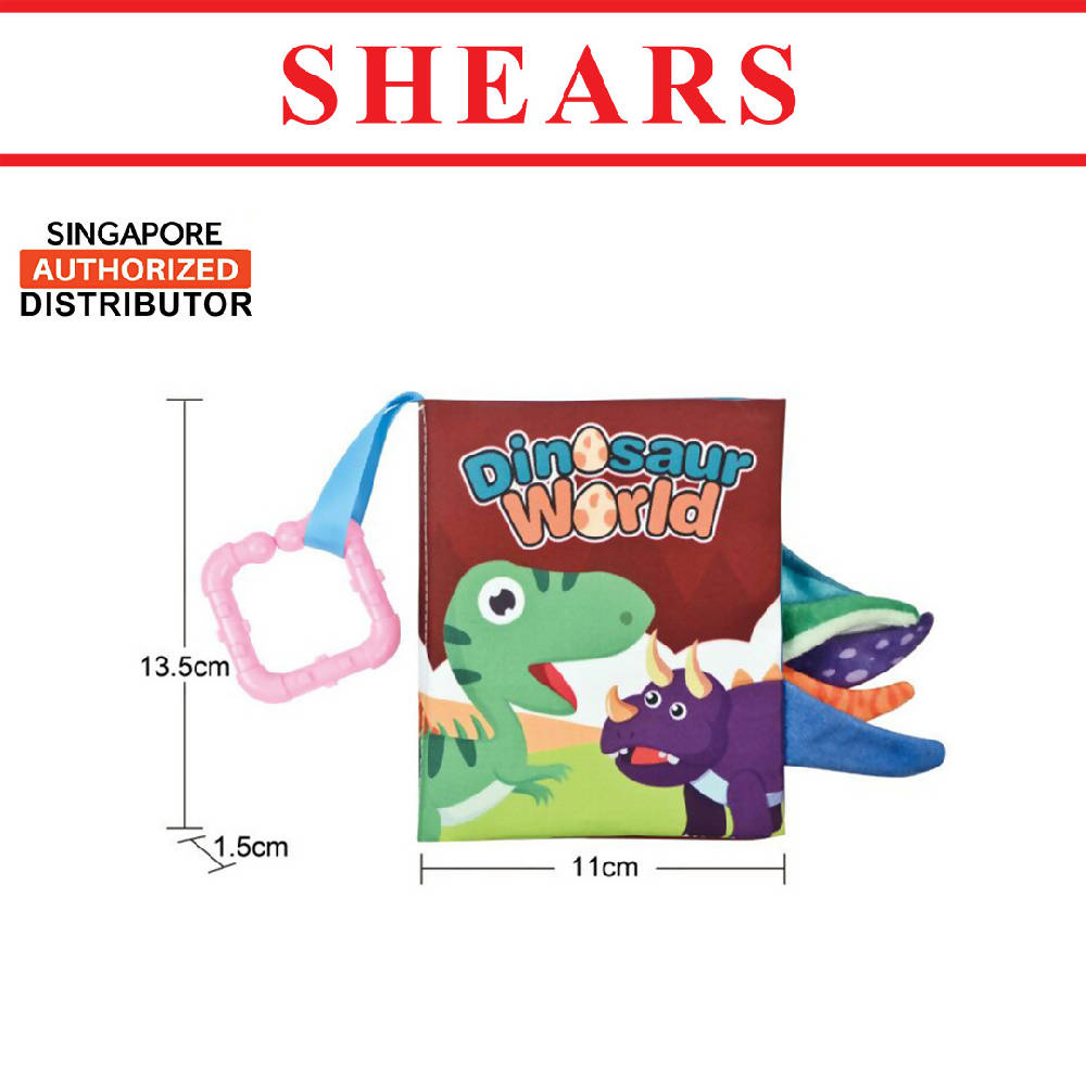 Shears Baby Cloth Book 3D Toddler Cloth Book (S) DINO - WERONE