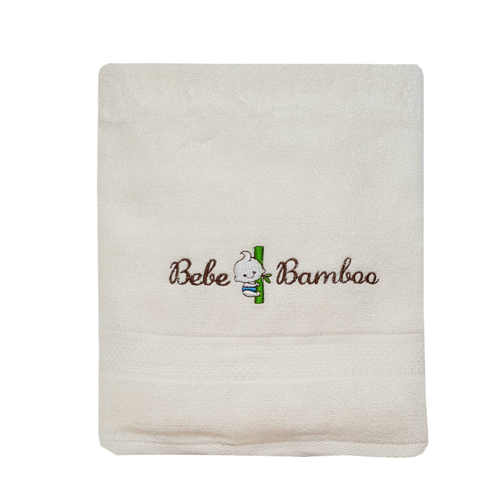 Bebe Bamboo Kids Bath Towel - Whisper White - WERONE