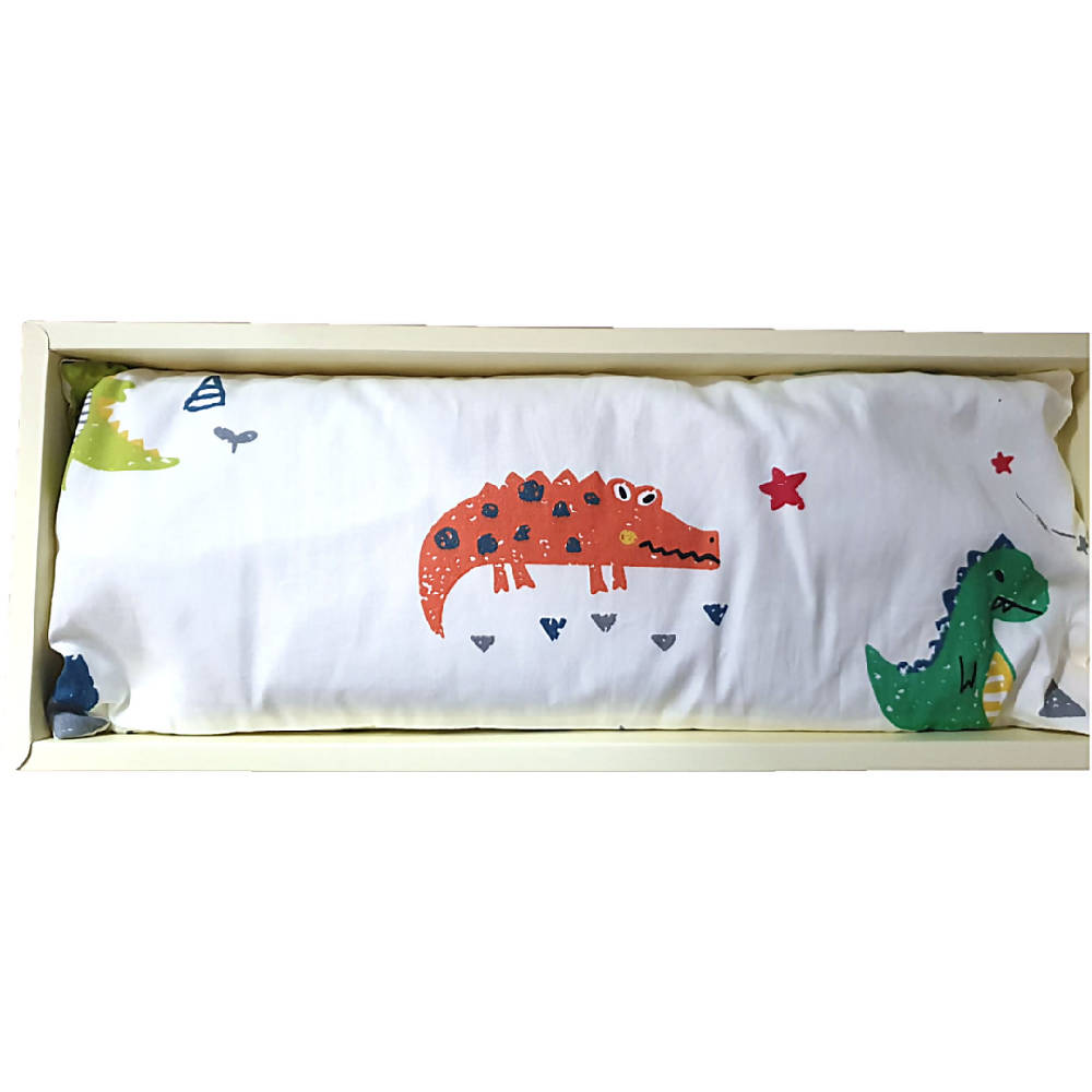 Shears Beanie Pillow Baby Claming Pillow White Dinosaur - WERONE