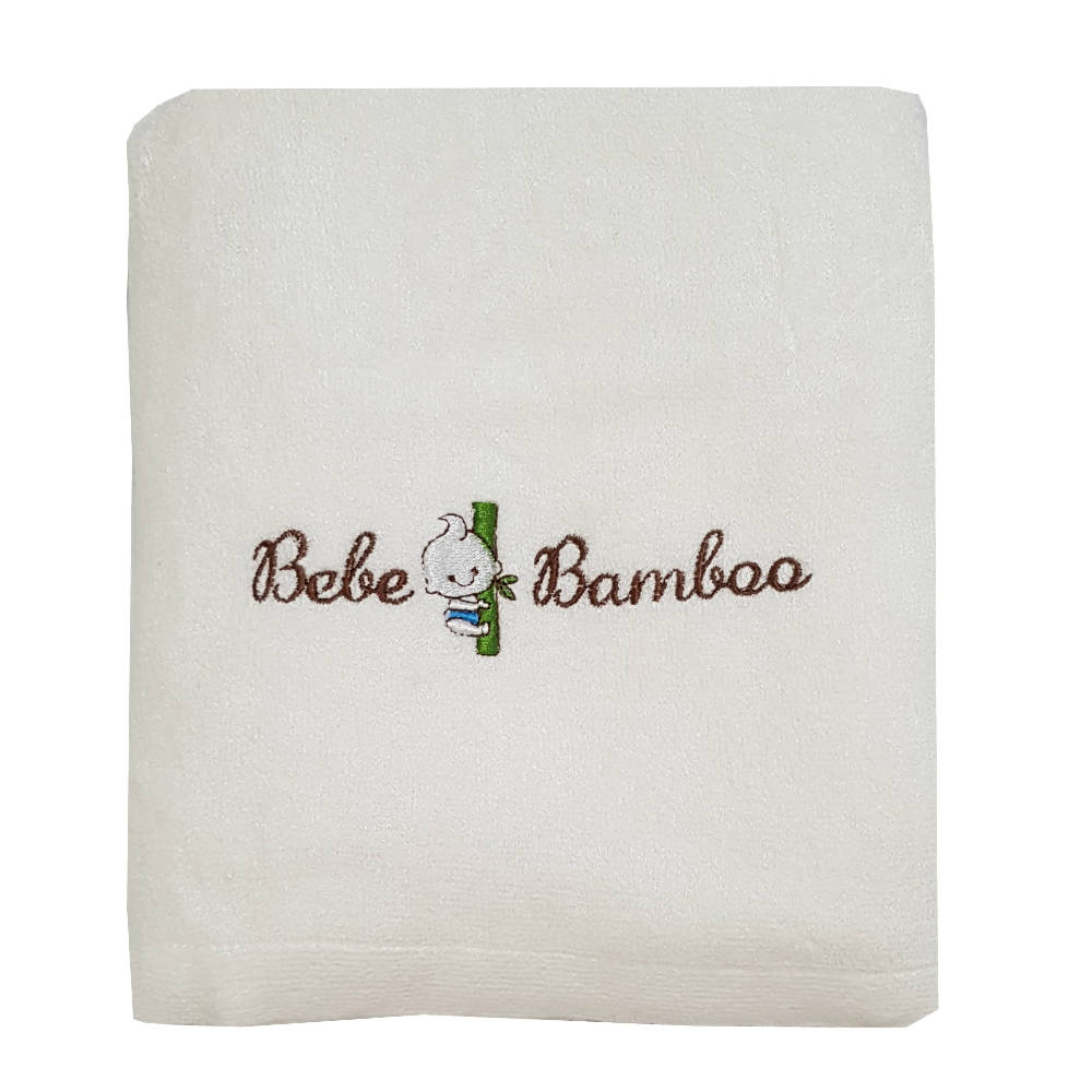 Bebe Bamboo Adult Bath Towel - White - WERONE