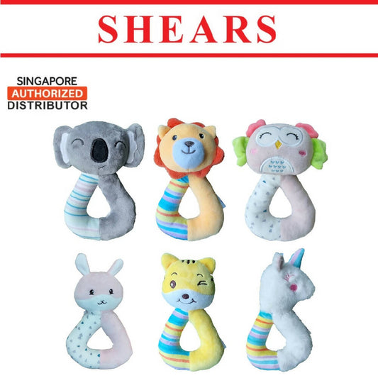 Shears Baby Toy Toddler Ring Rattle Savanna Animals Series - WERONE