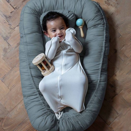 Signature Organic Air Bamboo Zip Baby Swaddle, Baby Sleeping Bag