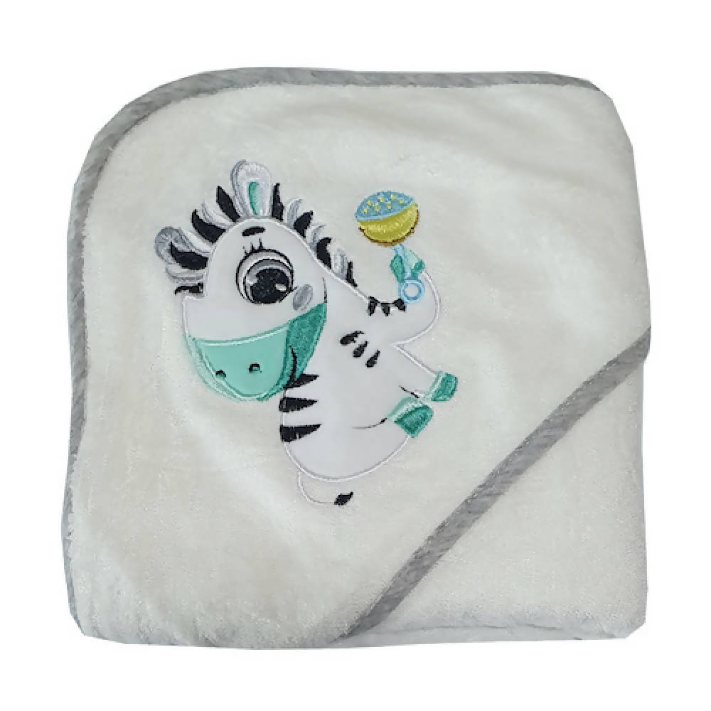 Bebe Bamboo Hooded Towel - Zebra - WERONE