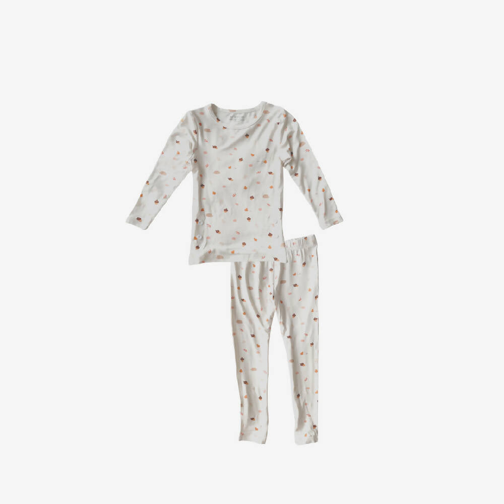 2-piece Long Sleeve & Pants Pajamas Set - WERONE