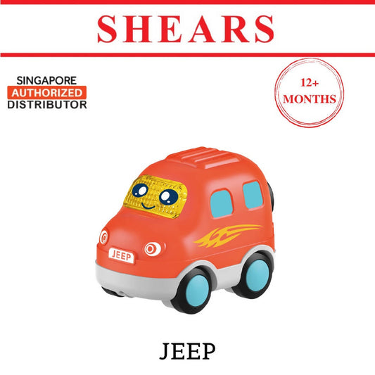 Shears Baby Toy Toddler Toy Car JEEP RED - WERONE