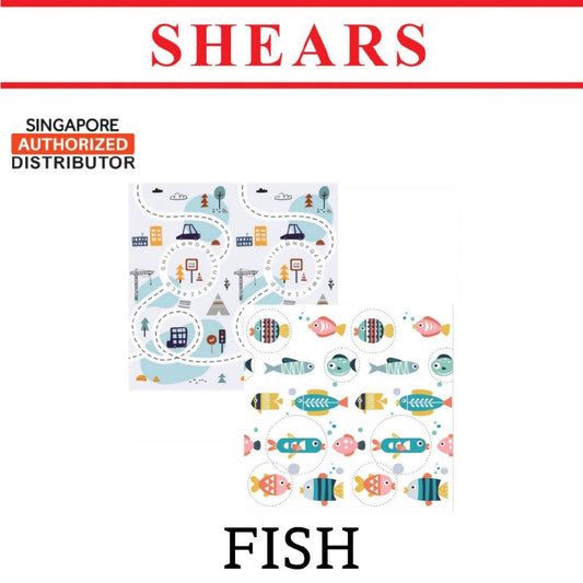 Shears Baby Playmat Foldable Mat XPE Soft Floor Mat FISH 180CMx200CMx1CM - WERONE