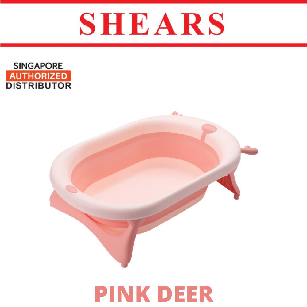 Shears Premium Foldable Bath Tub by BabaMama SFBT6009 PINK - WERONE