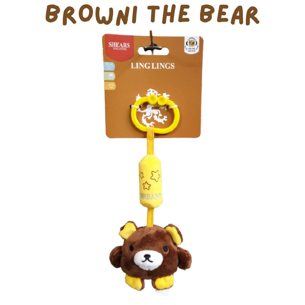 Shears Baby Toy Ling Ling Toy Browni the Bear SLLBB - WERONE