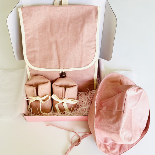 Little Traveller Gift Set - Dusty Pink - WERONE