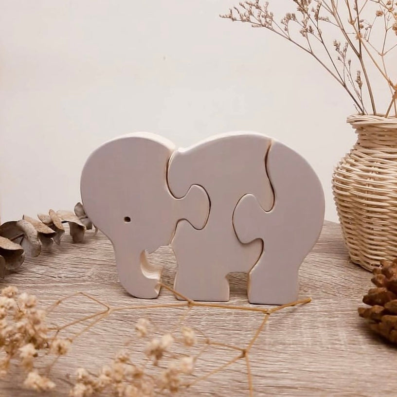 Elephant Puzzle Wooden Toy - WERONE