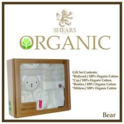 Shears Baby Gift Set 4pcs Organic Bear - WERONE