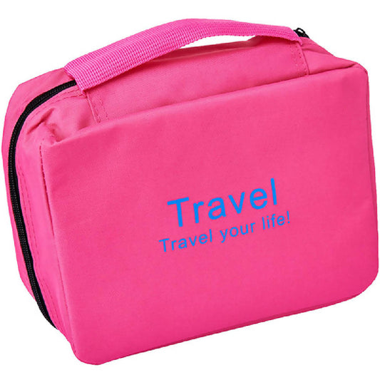 Adventure World Travel Toiletries Bag (Pink) - WERONE