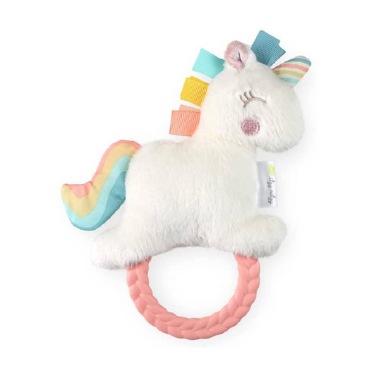 Ritzy Rattle Pal™ – Plush Rattle Pal With Teether - Unicorn - WERONE