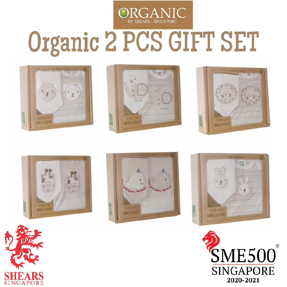 Shears Gift Set Organic 2 PCS GiftSet Elephant SGO2PCE - WERONE