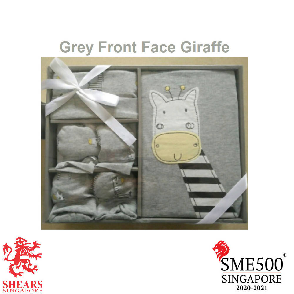 Shears Muji Gift Set 4 PCS Gift Set Grey Front Face Giraffe SGM4G1 - WERONE