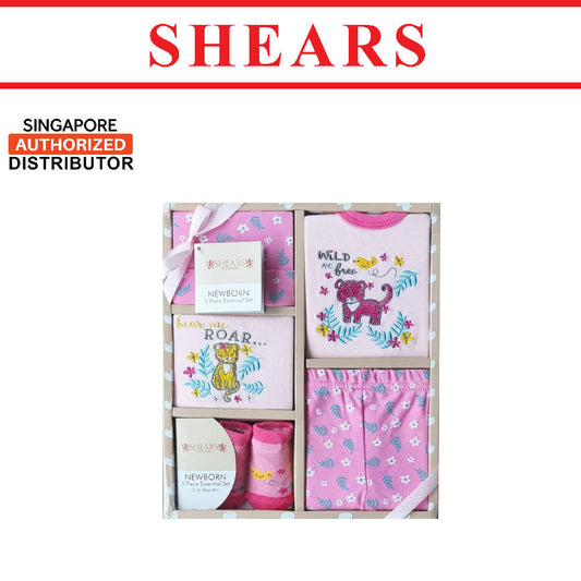 Shears Baby Gift Set Adventure 5 Pcs Set PINK - WERONE