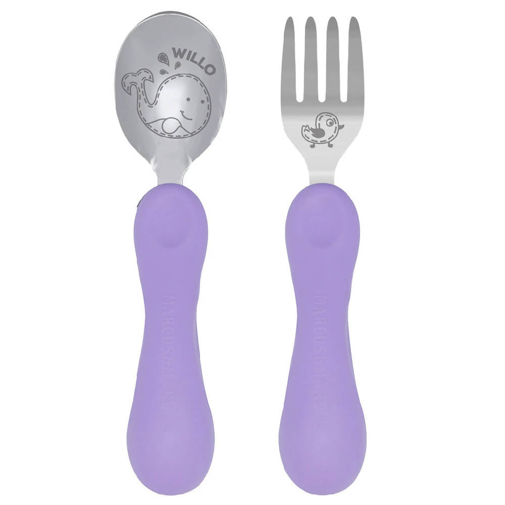 Marcus & Marcus Easy Grip Spoon and Fork Set - WERONE