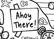 Ahoy There Silicone Colouring Mat - WERONE