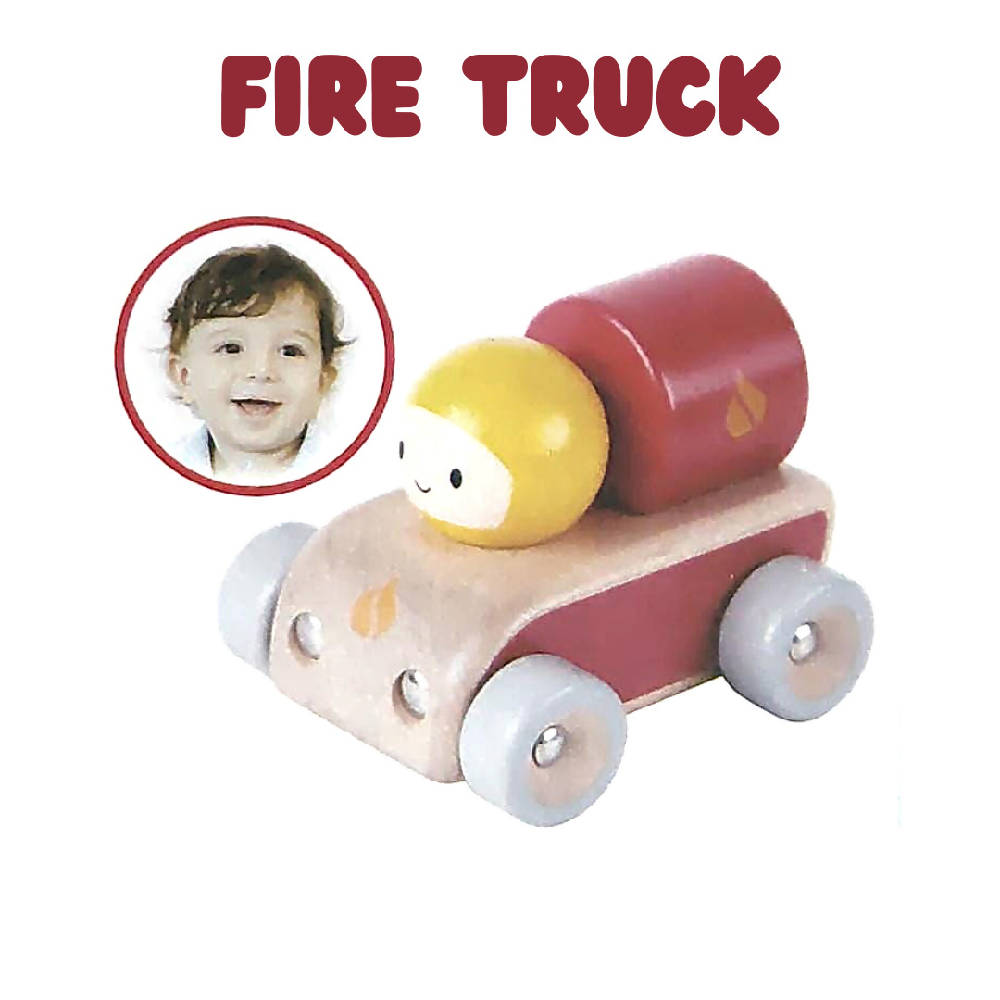 Shears Baby Toy Wooden Toy Space Car Fire Truck SWTFT - WERONE