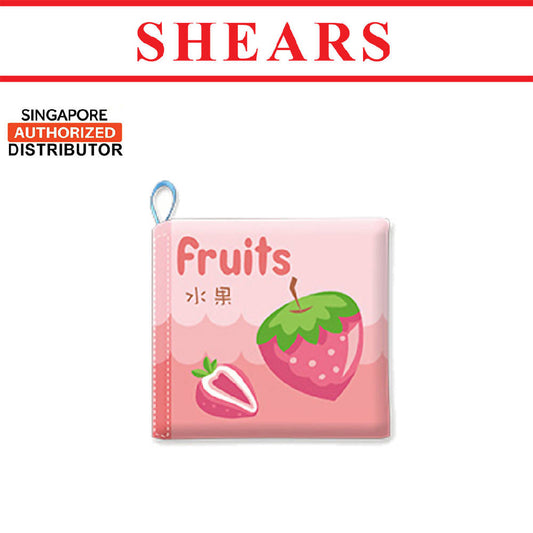 Shears Baby Cloth Book Toddler Learning Book Recognition FRUIT - WERONE