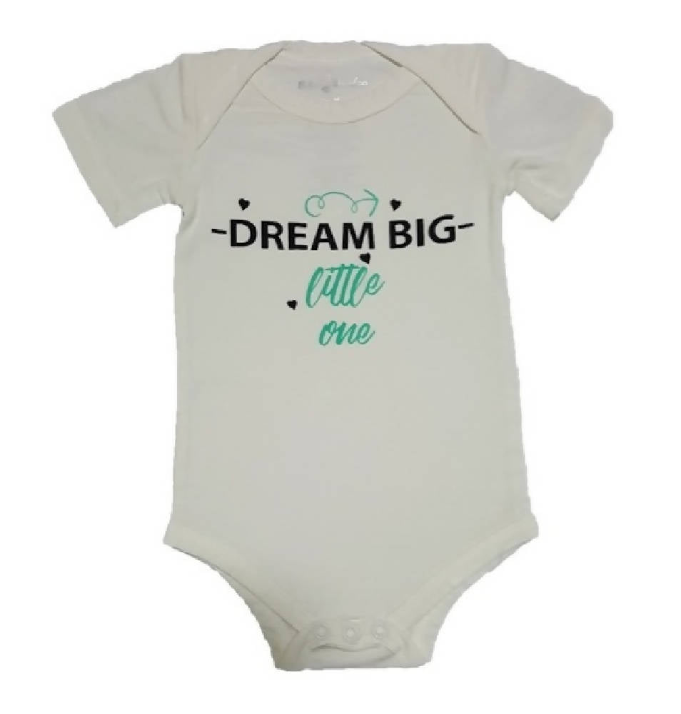 Bebe Bamboo Cute Saying Onesie - Dream Big, Little One - WERONE