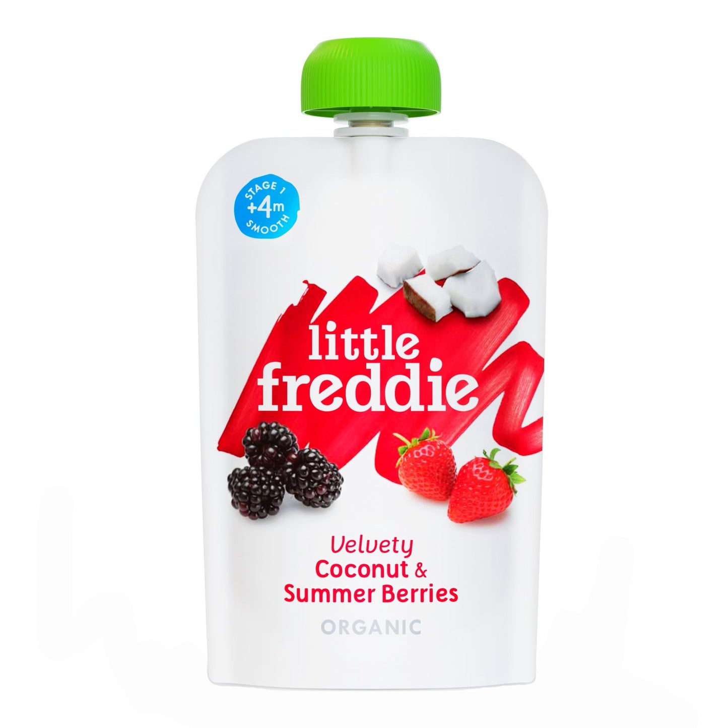 Little Freddie Fruit & Vegetable - Velvety Coconut & Summer Berries - 100g - WERONE