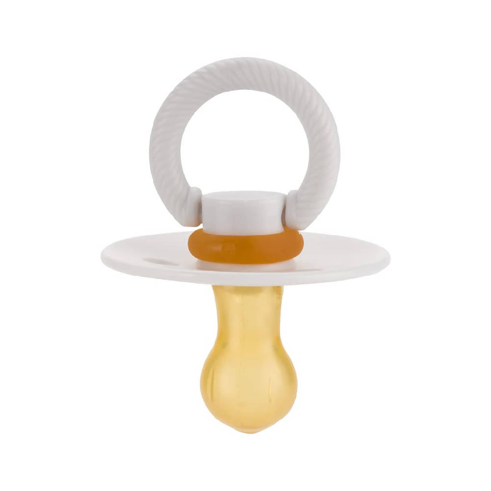 Itzy Soother™ Natural Rubber Pacifier - 0-6M - 2 Pack - Mint + White - WERONE