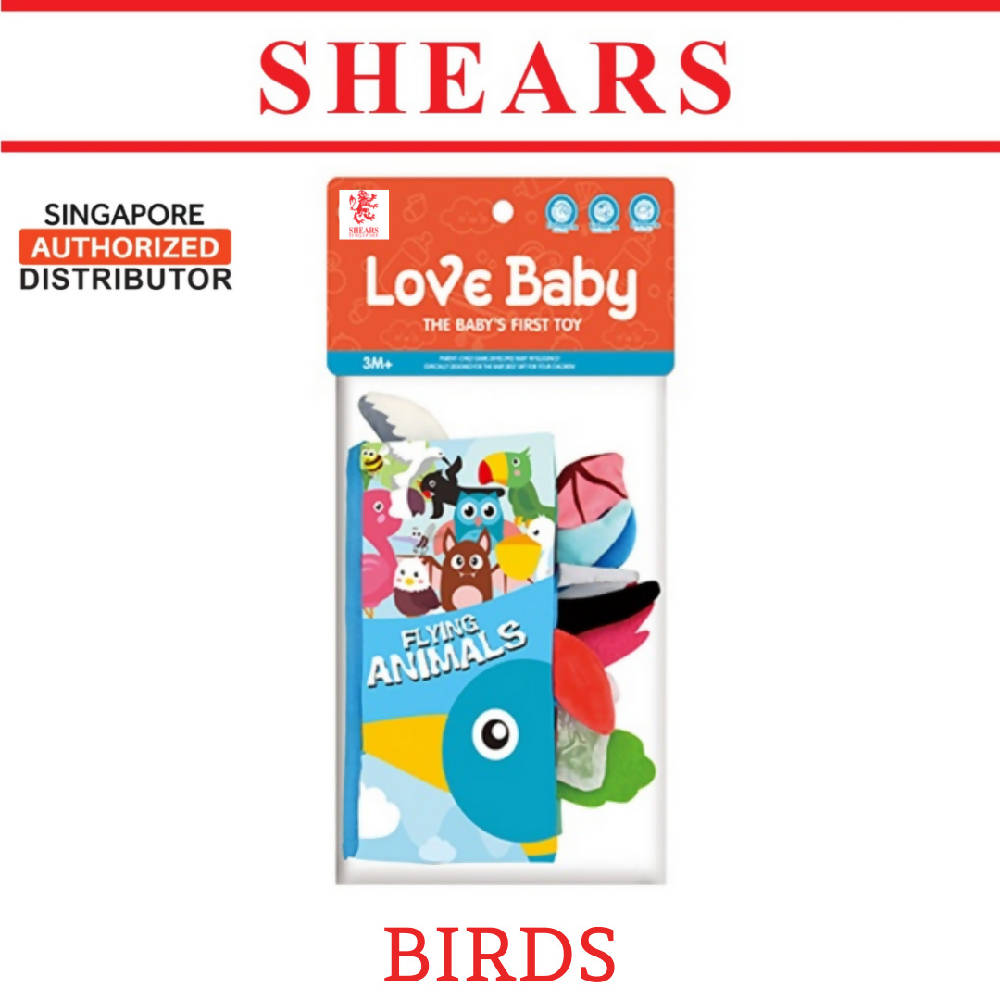 Shears Baby Cloth Book 3D Cloth Book SBYB3072 BIRD - WERONE