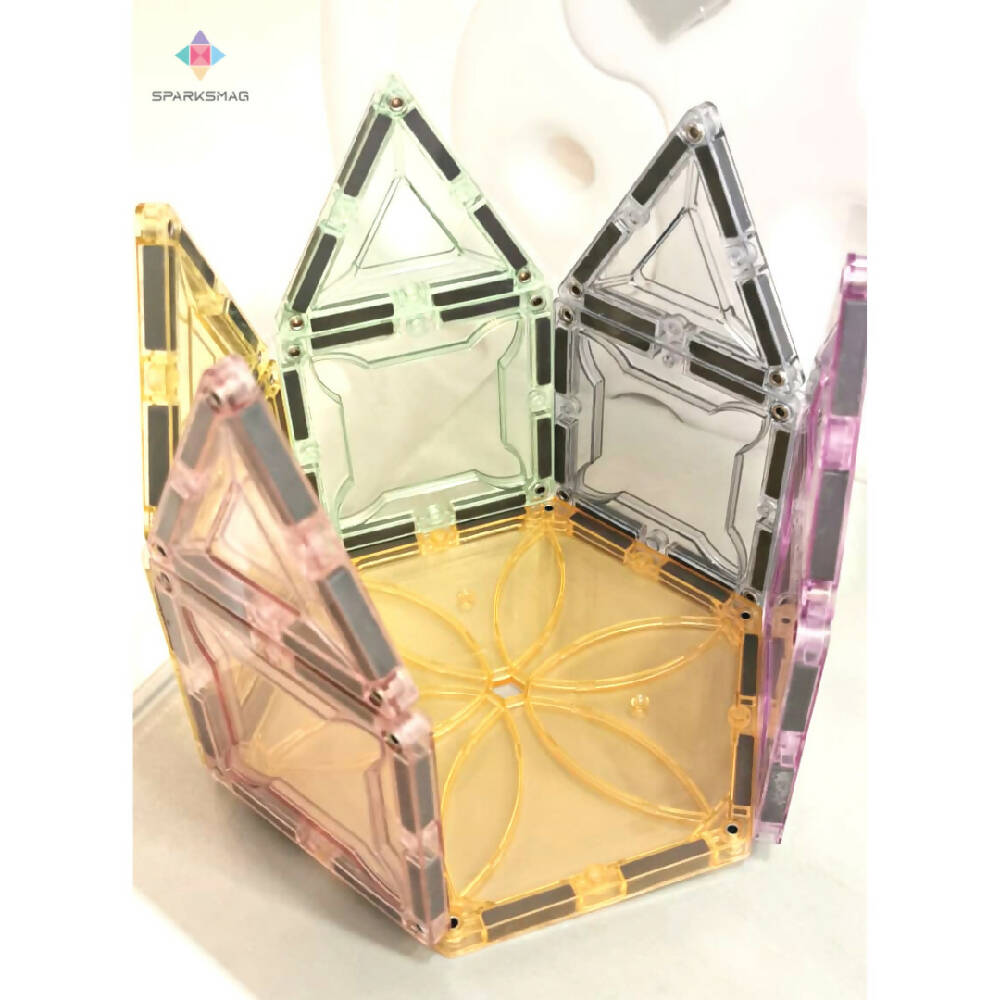 SparksMag Magnetic Tiles Pastel Set - WERONE